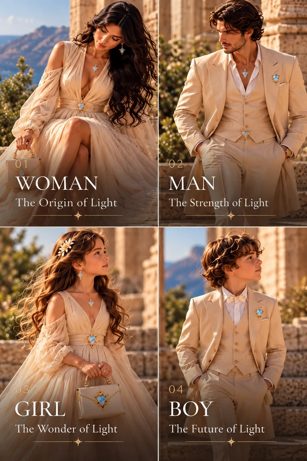 Woman collection concept